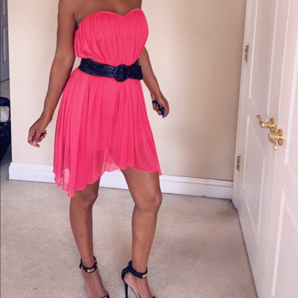 Fuschsia pink dress